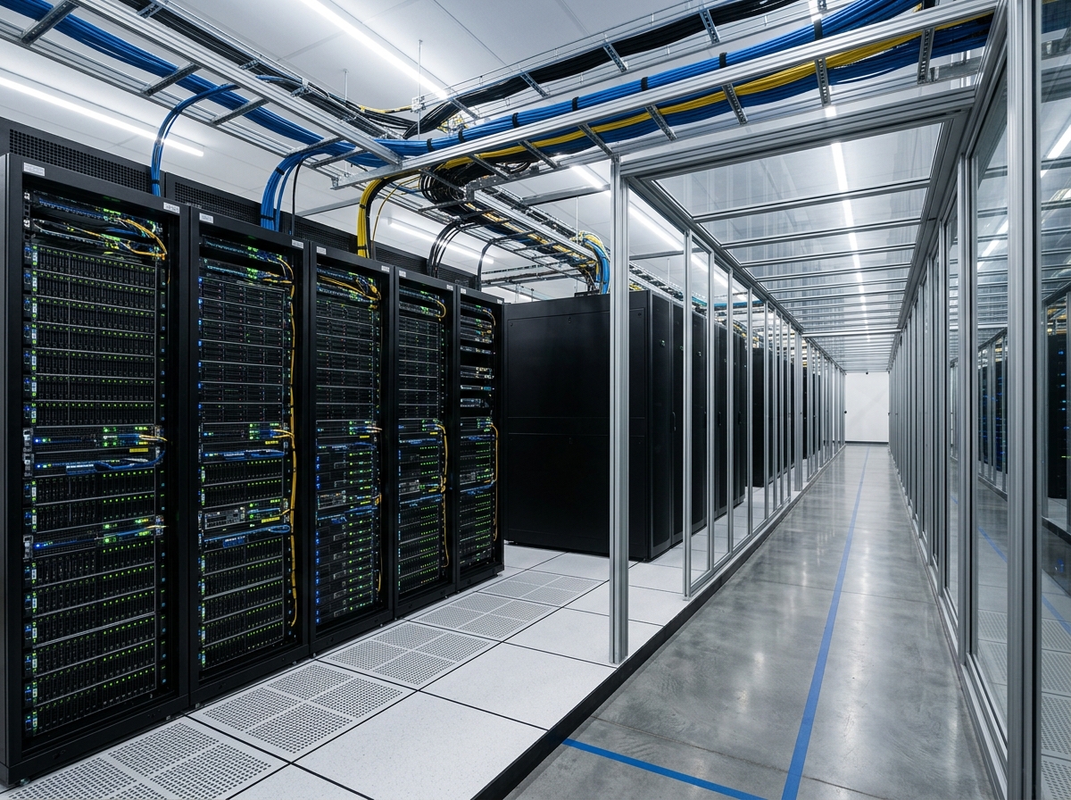 Enterprise server racks and data center infrastructure