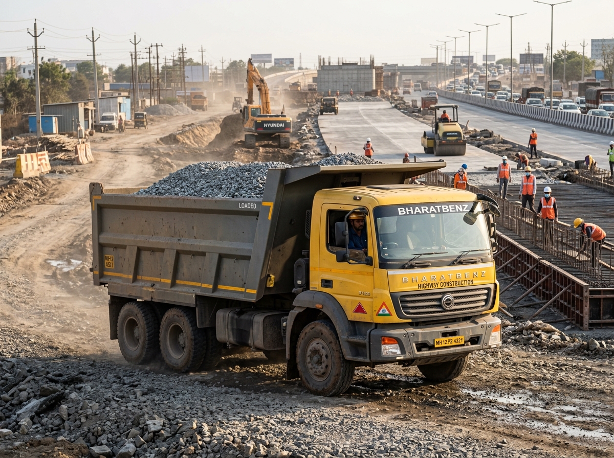 Multi-axle heavy dumper truck